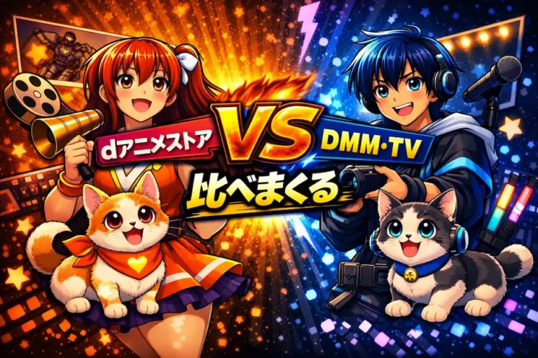 【2026年最新版】dアニメストアとDMM TVはどっちがおすすめ？料金・作品数・機能を徹底比較
