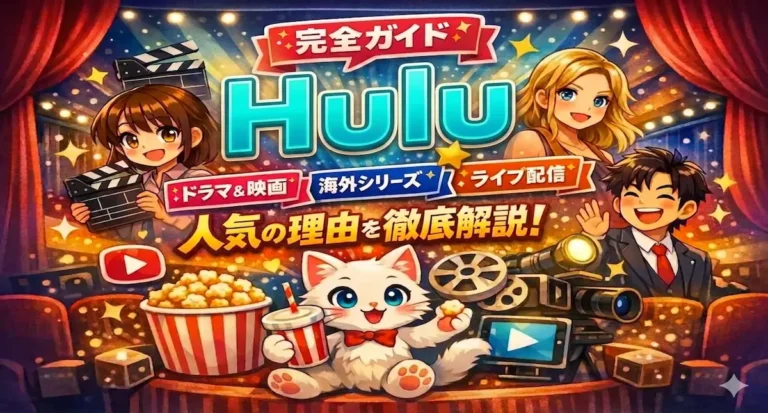 【2026年最新版】Huluはテレビ・海外ドラマ好きにおすすめ？料金・作品数・口コミ・評判を徹底解説