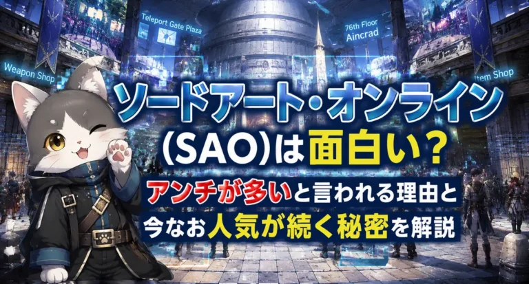 ソードアート・オンライン（SAO）は面白い？アンチが多い理由や人気が続く魅力を徹底解説