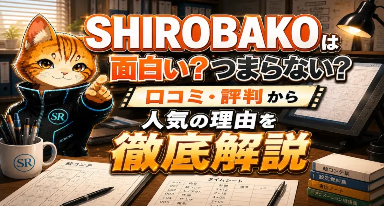 SHIROBAKOは面白い？つまらない？口コミ・評判から人気の理由を徹底解説